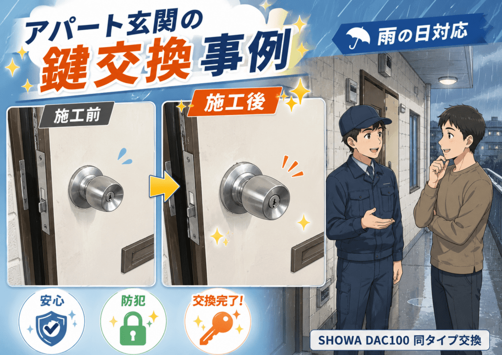 【栃木県真岡市荒町】鍵の交換がしたいの画像イメージ