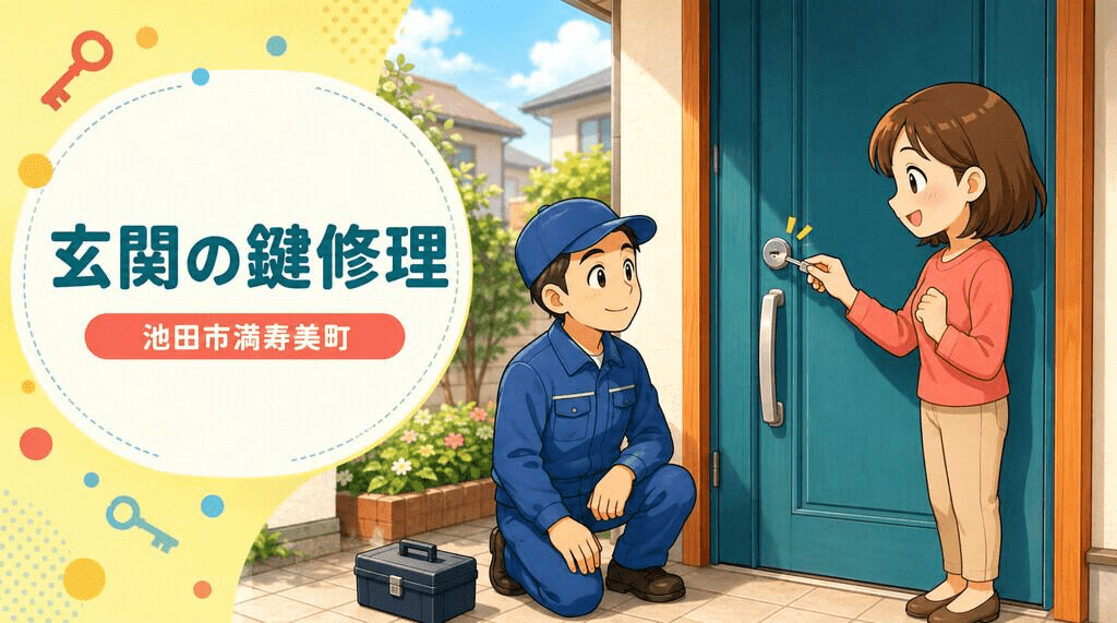 【大阪府池田市満寿美町】鍵の修理がしたいの画像イメージ