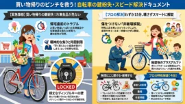 【埼玉県北本市深井】自転車の鍵の画像イメージ