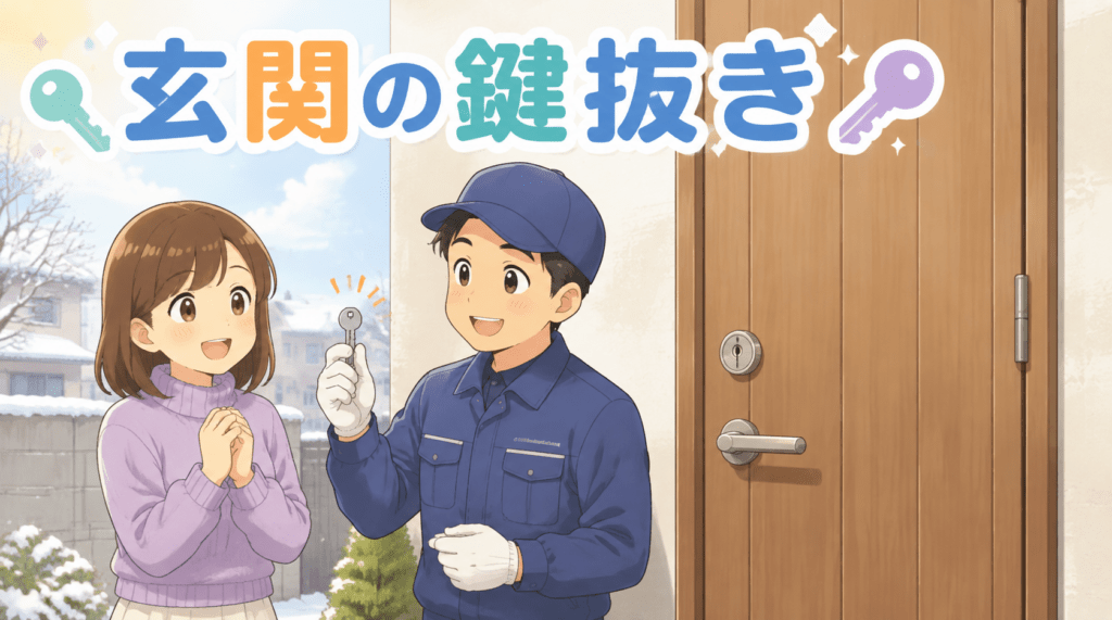 【北海道札幌市西区琴似】鍵の修理がしたいの画像イメージ