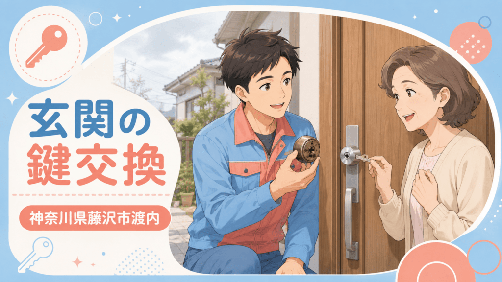 【神奈川県藤沢市渡内】鍵の交換がしたいの画像イメージ