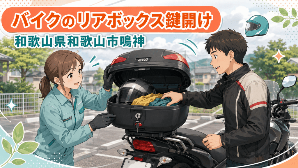 【和歌山県和歌山市鳴神】メットインを開ける事はできますか？の画像イメージ