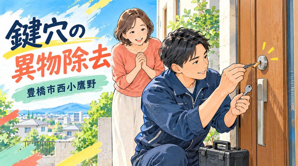 【愛知県豊橋市西小鷹野】鍵の修理がしたい
