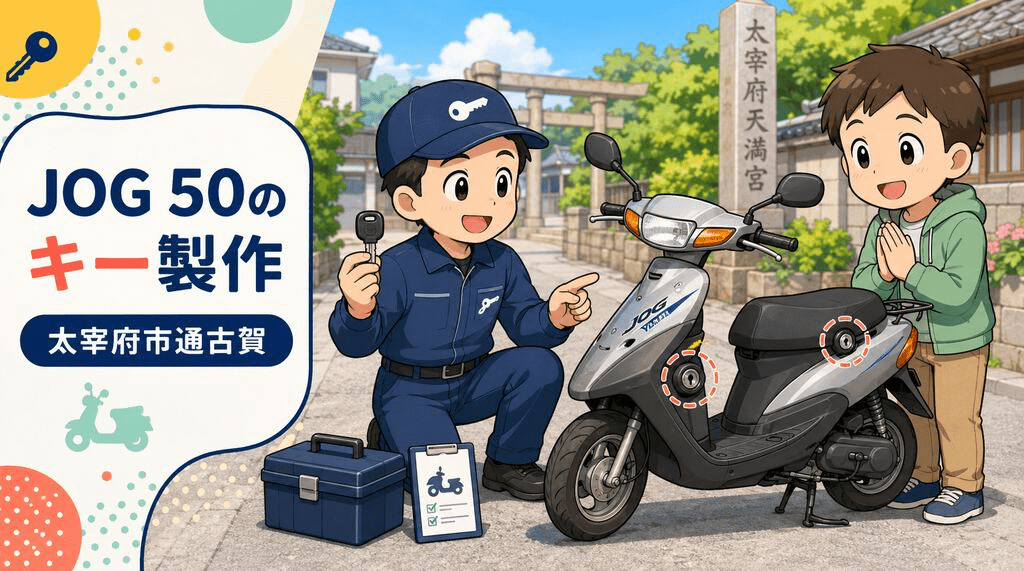 【福岡県太宰府市通古賀】鍵が１本もありません 作れますか？