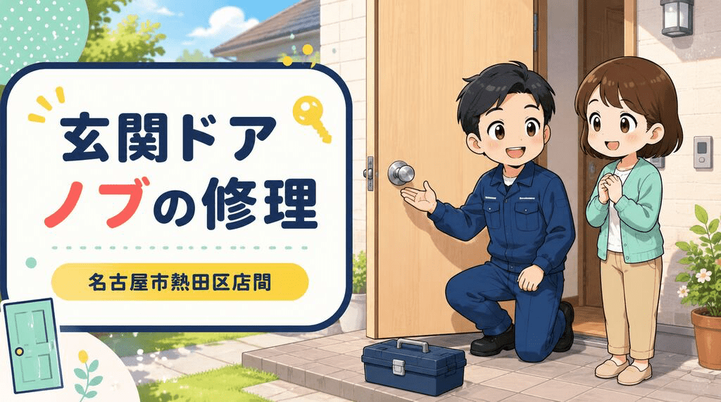 【愛知県名古屋市熱田区店間】鍵の修理がしたいの画像イメージ