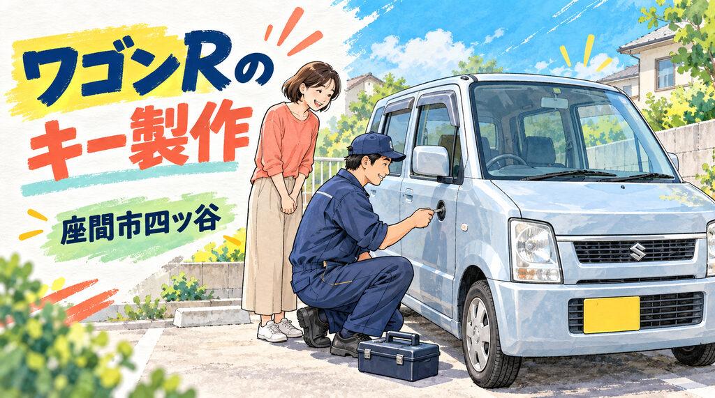 【神奈川県座間市四ツ谷】紛失した鍵を作成したいの画像イメージ