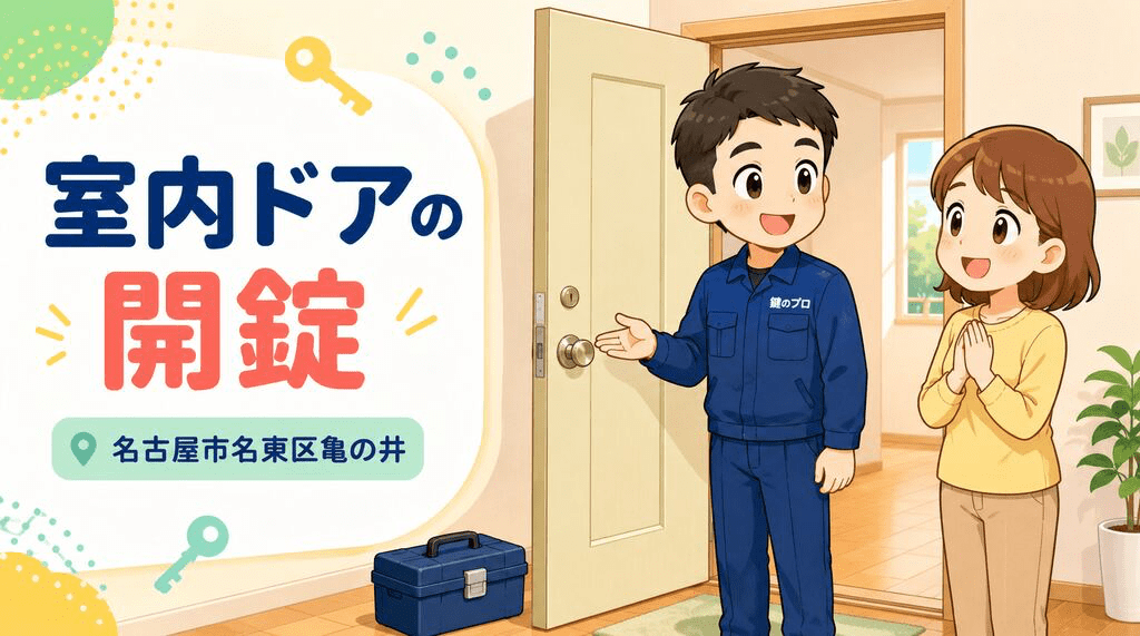 【愛知県名古屋市名東区亀の井】鍵の修理がしたいの画像イメージ