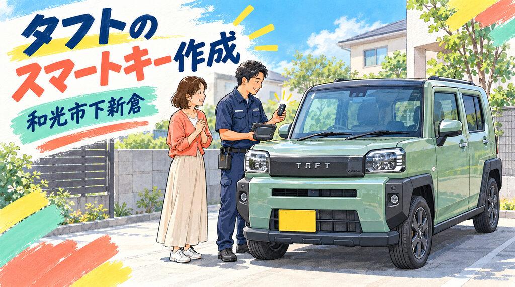 【埼玉県和光市下新倉】イモビライザー・スマートキー