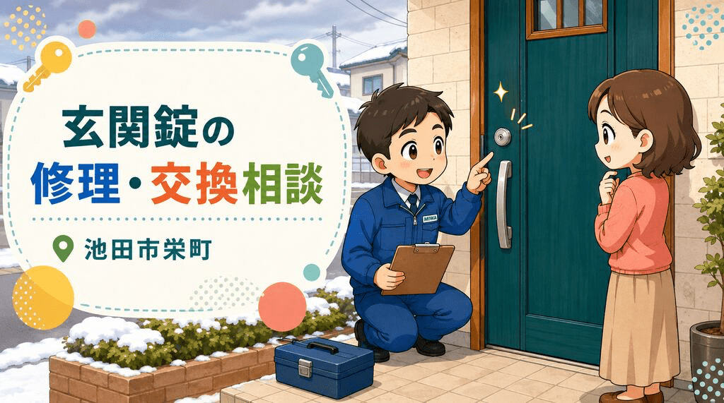 【大阪府池田市栄町】鍵の修理がしたいの画像イメージ