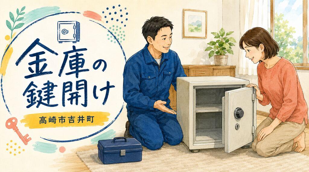 【群馬県高崎市吉井町】金庫のカギを開けたいの画像イメージ