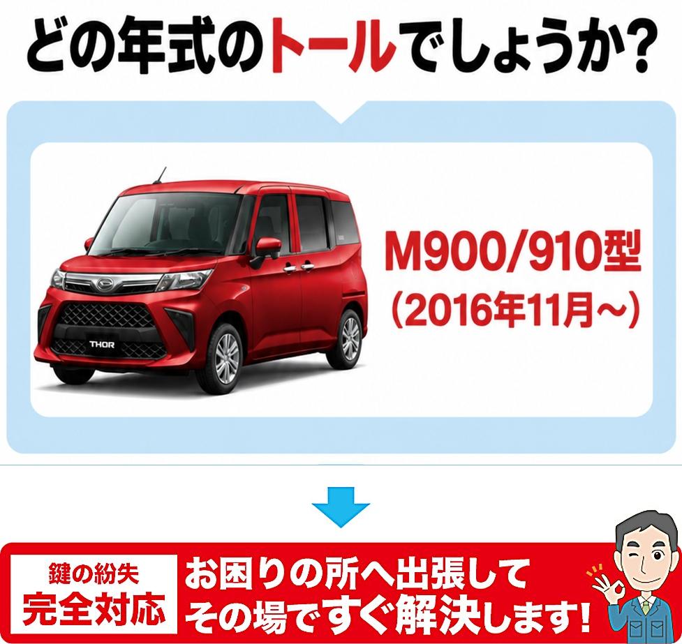 どの年代のトールでしょうか？